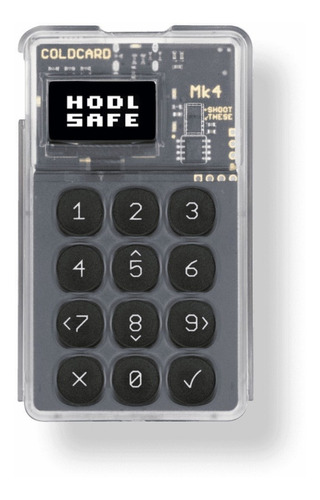 Coldcard Mk4 Wallet Solo Bitcoin Ultra Seguridad Maximalista