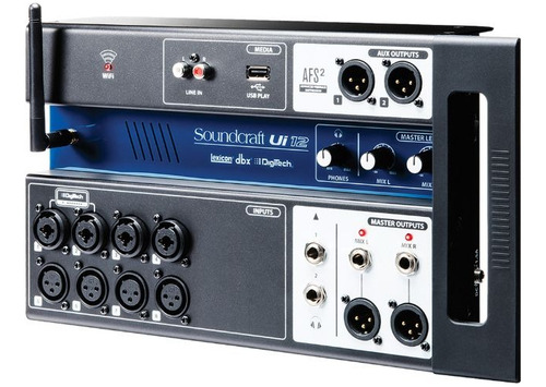 Mezcladora Digital Soundcraft Ui12 Con Wi-fi Y Efectos (Reacondicionado)