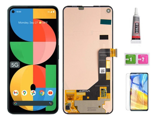 A Pantalla Lcd Amoled Con Pantalla Táctil Para Pixel 5a 5g