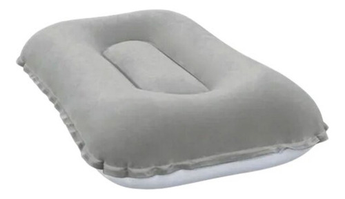 Almohada Inflable Bestway Afelpada Colchon Camping 48x30 Cm