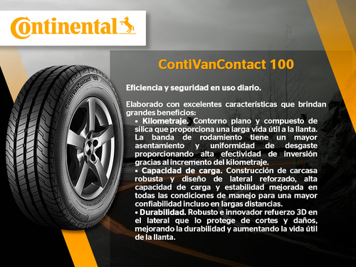 4 Llantas Conti 215/75r16c Contivancontact 100 114r
