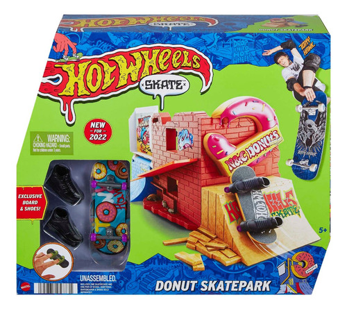 Hot Wheels - Parque De Skate Donut Skatepark - Hgt91