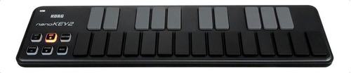 Korg Nanokey 2 Mini Controlador Usb Midi De 25 Teclas Color Negro