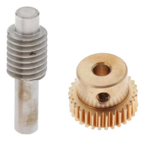 0.5 Modulus Worm Gear De Laton De 20/30/40/50/60 30 Dientes
