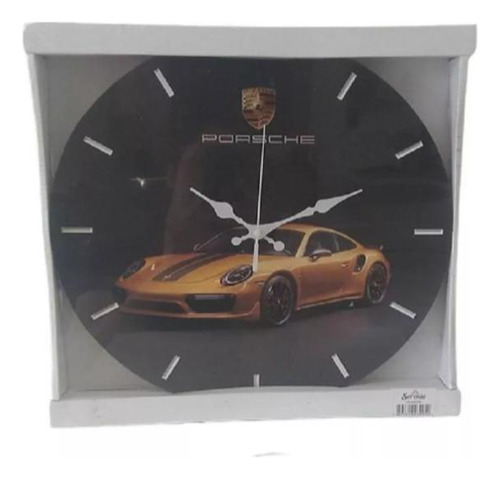Reloj Mural Decorativo Auto Porsche Café / Runn