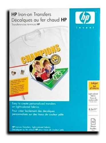 Papel Transfer Hp C/12 Hojas C6049a