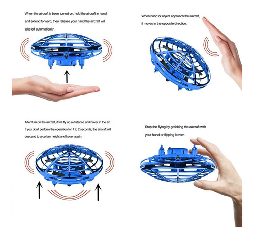Mini Mini Ovni Drone Inteligente Con Rotación De 360° Y Anti