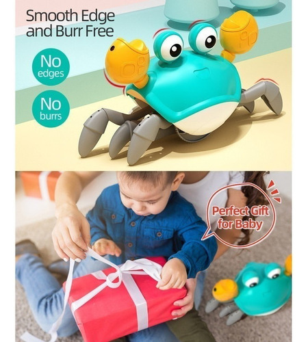 Empujador De Bebé De Inducción De Cangrejo De Juguete