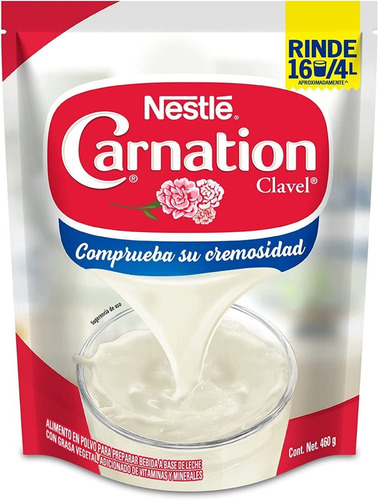 Producto Lácteo Carnation Nestlé Bolsa 460g Leche En Polvo