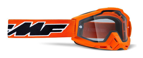 Fmf Powerbomb Enduro Goggle Rocket Orange - Clear Lens