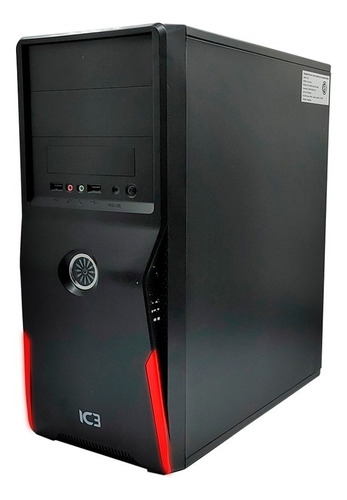 Gabinete Kit Pc Fuente Atx 550w Atx Micro Atx Mini Itx Color Negro