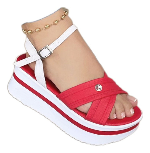 Hermosas Sandalias Plataformas Tm Para Damas Mujeres