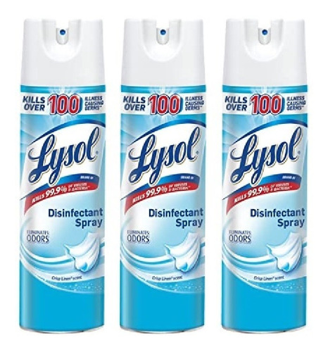 3 Pack Lysol Desinfectante 354 G
