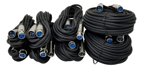 Your Cable Store - Cable De Microfono Xlr (2 Cables De 10 Pi