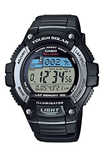 Reloj Deportivo Digital Casio Ws220-1a Tough Solar Para Homb