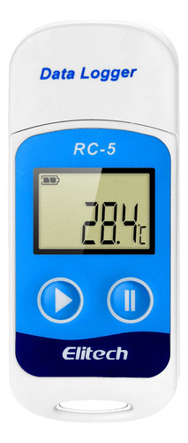 Elitech Rc-5 - Registrador De Datos De Temperatura (alta Pre