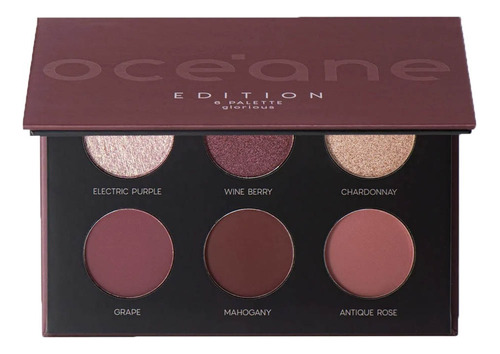 Océane Edition paleta de sobras nude 6 colores