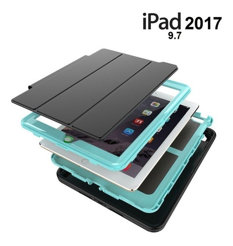 iPad 9.7 5ta A1822 A1823 Funda Armor Smart Cover Forro Case