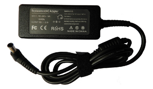 Cargador Genérico Para Laptop Monitor 12v 2.1a 25w 6.5*4.4