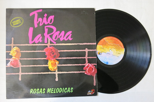 Vinyl Vinilo Lp Acetato Trio La Rosa Rosas Melodicas Tropica