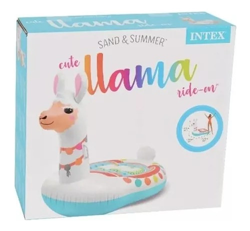 Flotador Para Piscina Llama Inflable Intex Fiesta Mujer Niña