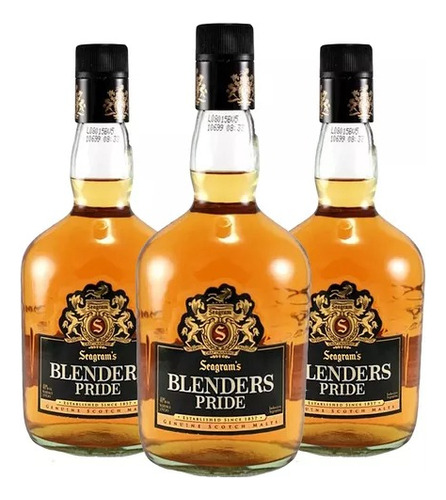 Whisky Blender´s Pride X 3 Unidades De 1 Lt