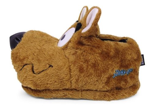 Imagem 5 de 7 de Pantufa Pelúcia 3d Scooby Doo - Solado Borracha - Original