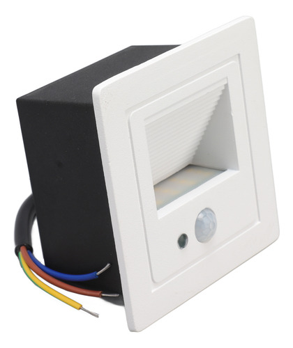 Lámpara De Pared Led Empotrada De Hierro Blanco Cálido