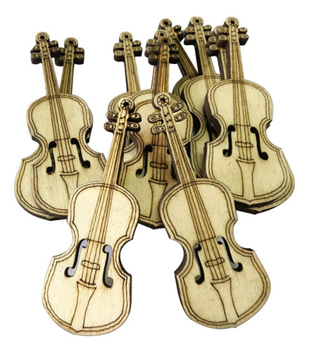 Adornos De Madera Para Tarjetas. 5 Piezas