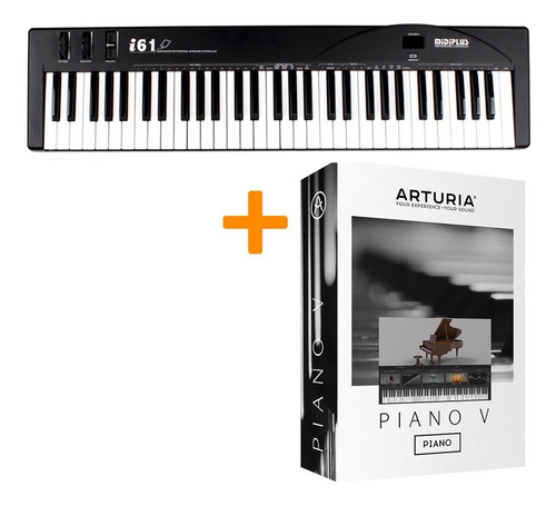 Teclado Midi Usb Midiplus I61 Sensitivo+ Vst Arturia Piano V