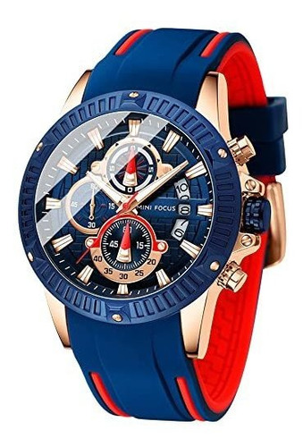 Relojes Para Hombre, Mini Focus Fashion Reloj De Cuarzo Anal