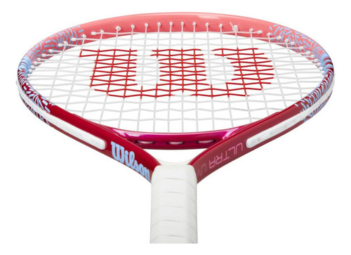 Raqueta Uv Jr Ten 23 Wilson rosa y blanco