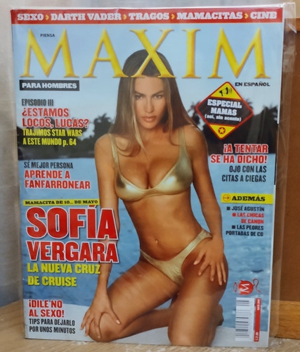 Sofía Vergara: La Nueva Cruz De Cruise, Rev. Maxim (Usado)