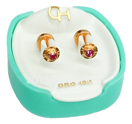 Aro Abridor Con Cubic Rosa Oro 18k (linea Premium Ab120)