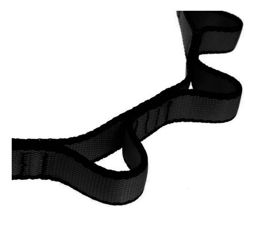 Banda De Estiramiento Yoga Y Pilates Mejora Tus Ejercicios Color Negro