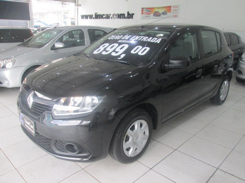 Renault Sandero Unico Dono Zero De Entrada Trabalhe No Uber