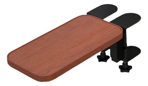 Abrazadera Para Reposabrazos De Ordenador, Soporte Marrón