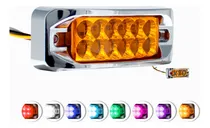 Comprar 10 Plafones 12 Led Lateral Rectangular Fija Estrobo 12-24v F