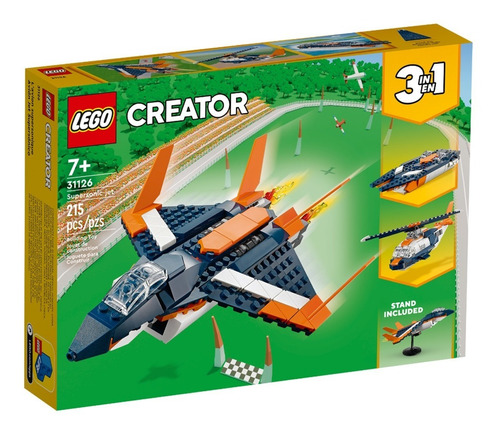 Lego Creator Construccion Avion Jet Supersonico 215 Piezas