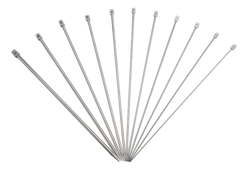 22 Piezas De Tejido De Punto De Acero Inoxidable Suéter De