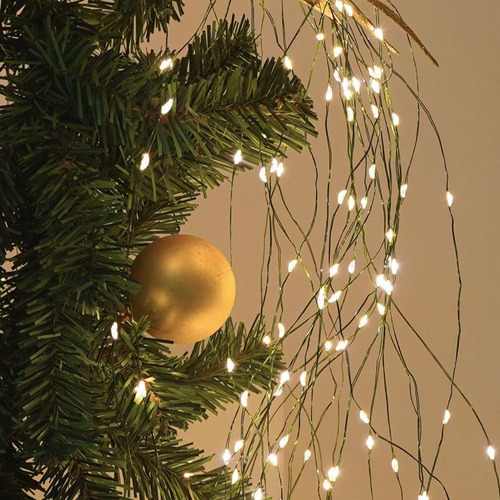 - Cadena De Luces De Navidad Con Cable Verde De 100 M Y
