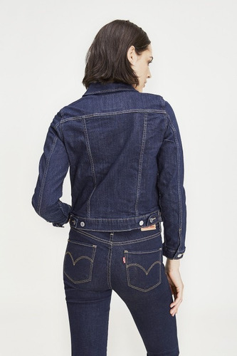 Imagen 2 de 2 de Campera De Jean Levis Mujer Original Trucker Jacket
