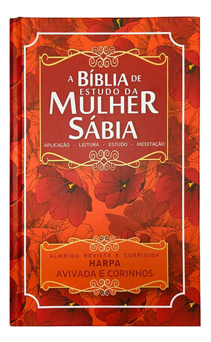 Biblia De Estudo Da Mulher Sábia Capa Dura Feminina + Harpa 