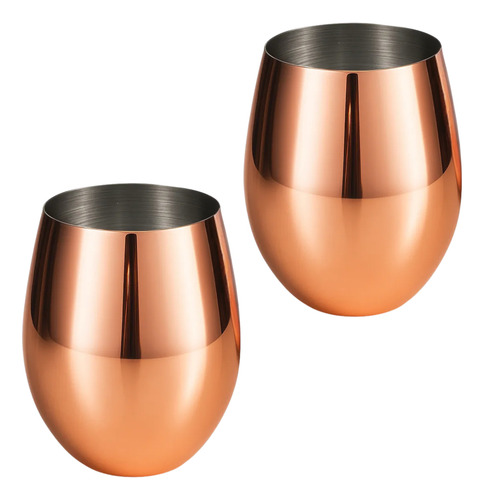 X2 Vasos Mugs Cobre Moscow Mule Coctel 500ml Tragos Mojitos