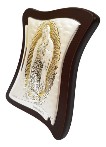 Retablo Plata Y Oro Virgen De Guadalupe - 10 Pzs
