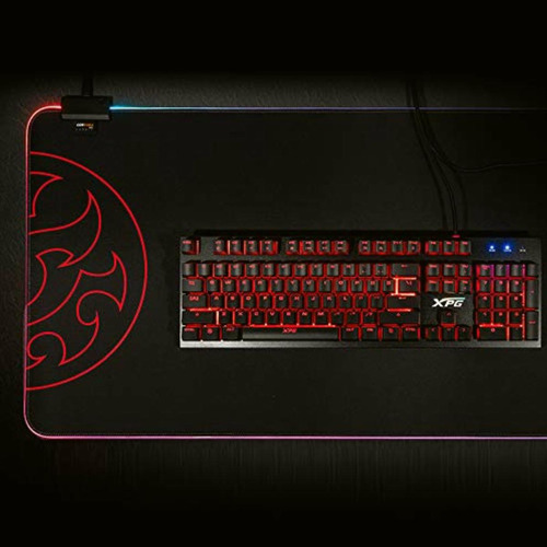 Xpg Battleground, Mousepad Xl Prime Gamer Con Luz Rgb, Hecho