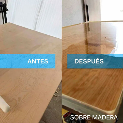 Imagen 3 de 10 de Porcelanato Liquido Transparente Alto Brillo 10 Kgs