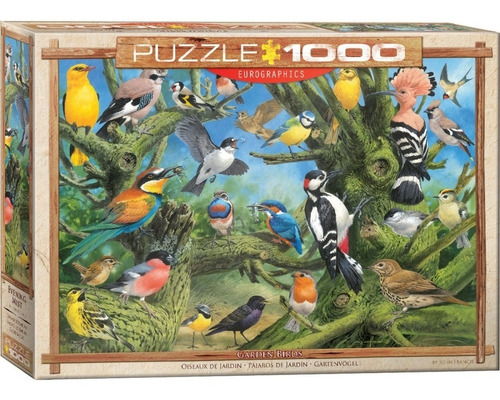 Puzzle 1000 Piezas Francis Garden Birds Eurographics  