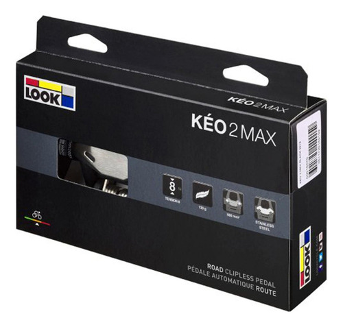 Pedales Para Bicicleta 9/16 Ruta + Placas Keo 2 Max Look