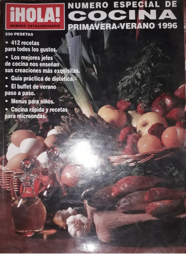 Revista Española    Hola Numero Especial De Cocina  Año 1996